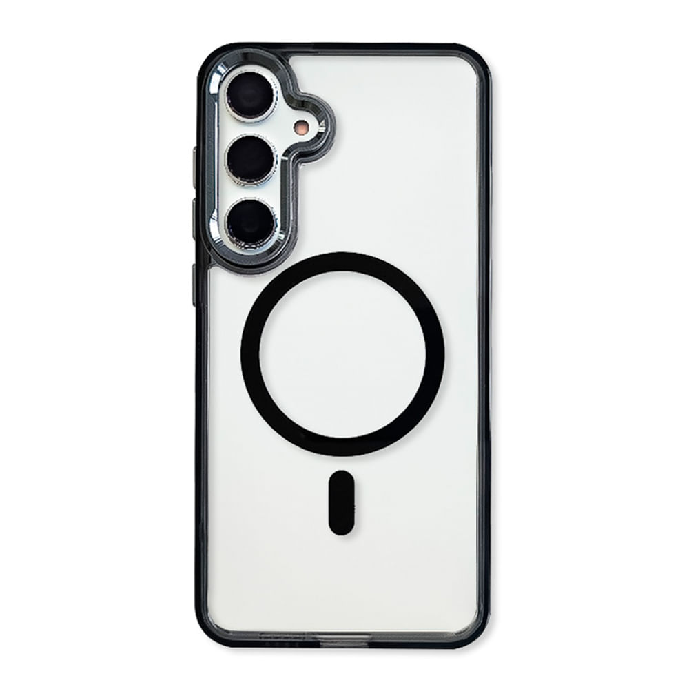 Imagen 2 del producto Case Coolbox GMobile para Samsung S25 Plus Metal Glow con MagSafe, soporte integrado, antigolpes, negro